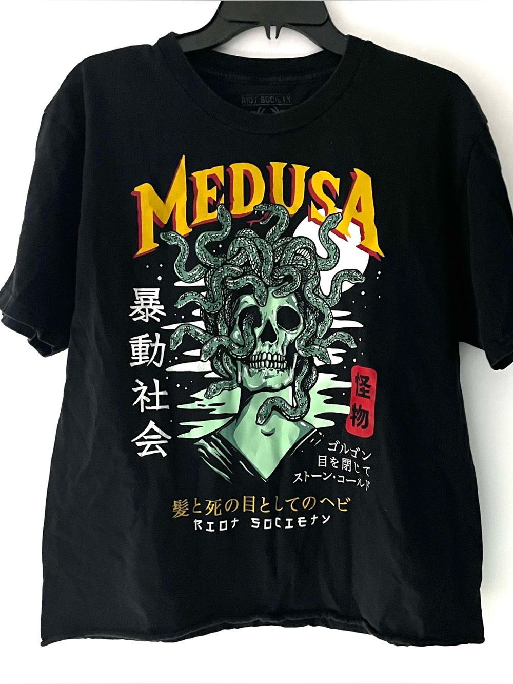 Riot Society Medusa Kanji Tee Shirt - Unisex